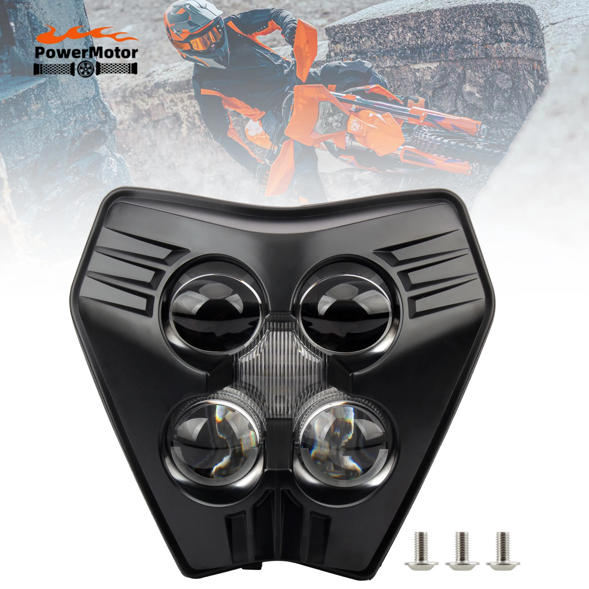 

2024-2025 НОВИНКА для светодиодной фары KTM HD EXC-F 350 500 EXC XC-W 150 250 300 450 Enduro Supermoto аксессуары для мотокросса