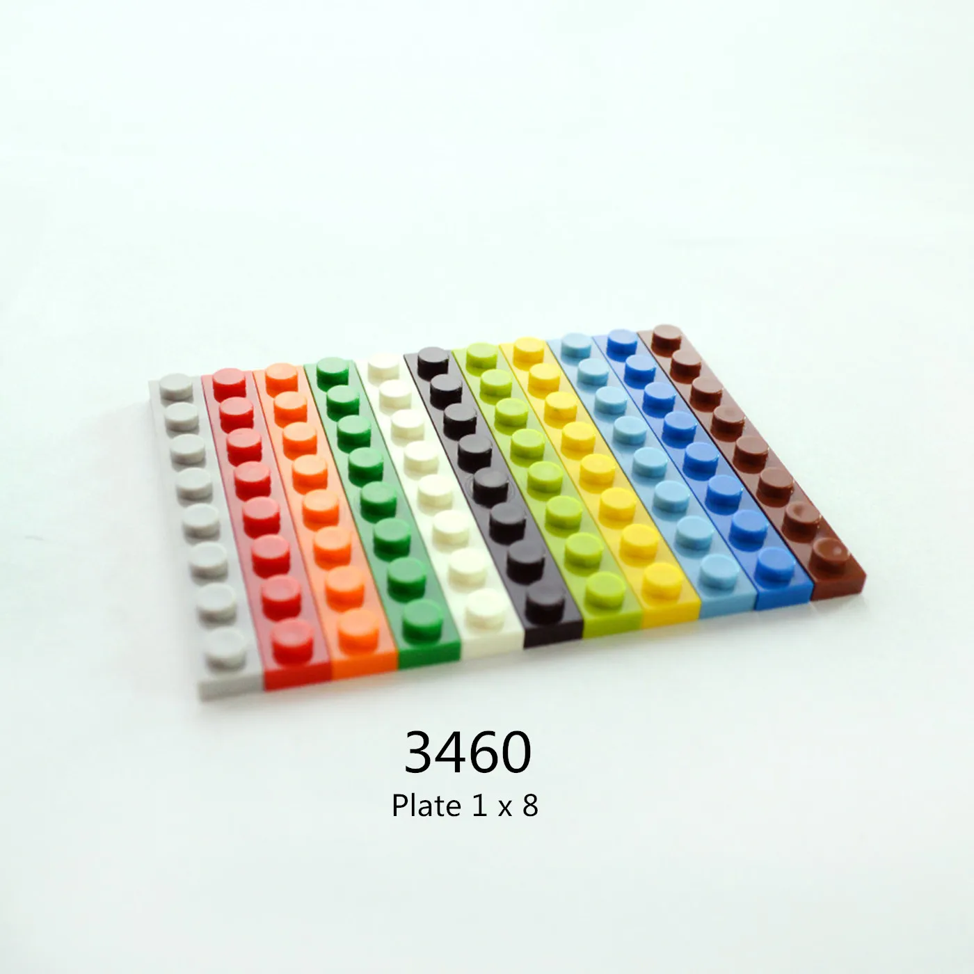 1 Pcs Buildings Blocks 3460 Plate 1 x 8 Brick Collections Bulk Modular GBC Toy For High-Tech MOC Set