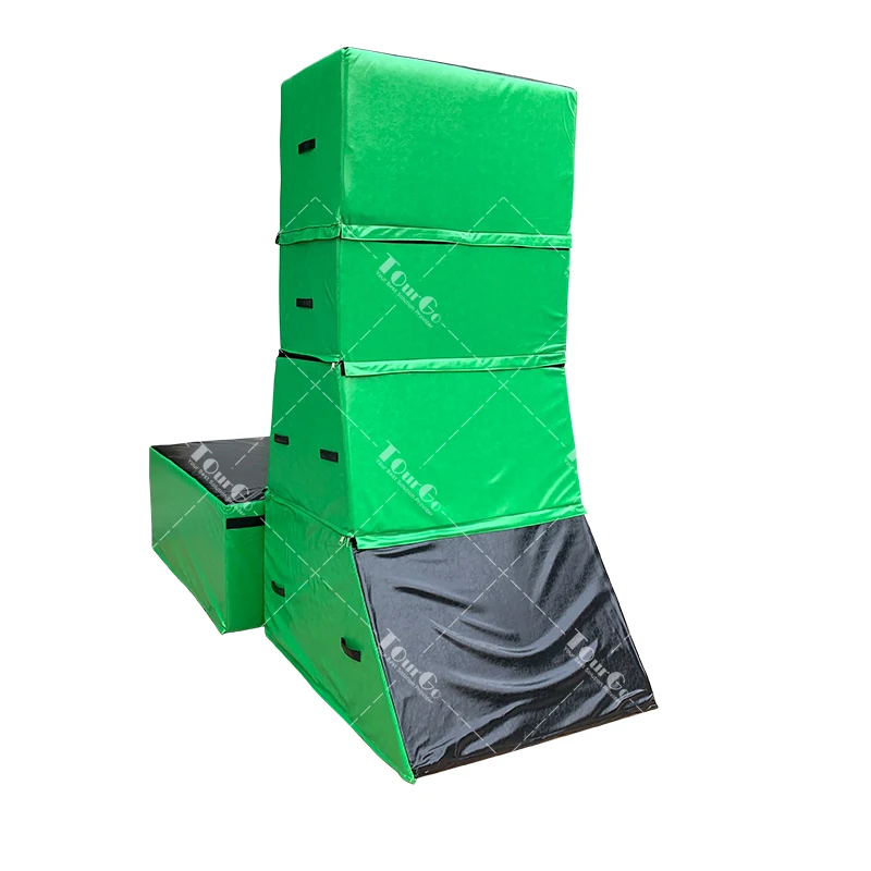 Cheap Kids Ninja Obstacle Climbing Vert Wall Vaulting Block Kids Soft Block Playing Gymnastic Mats for Training