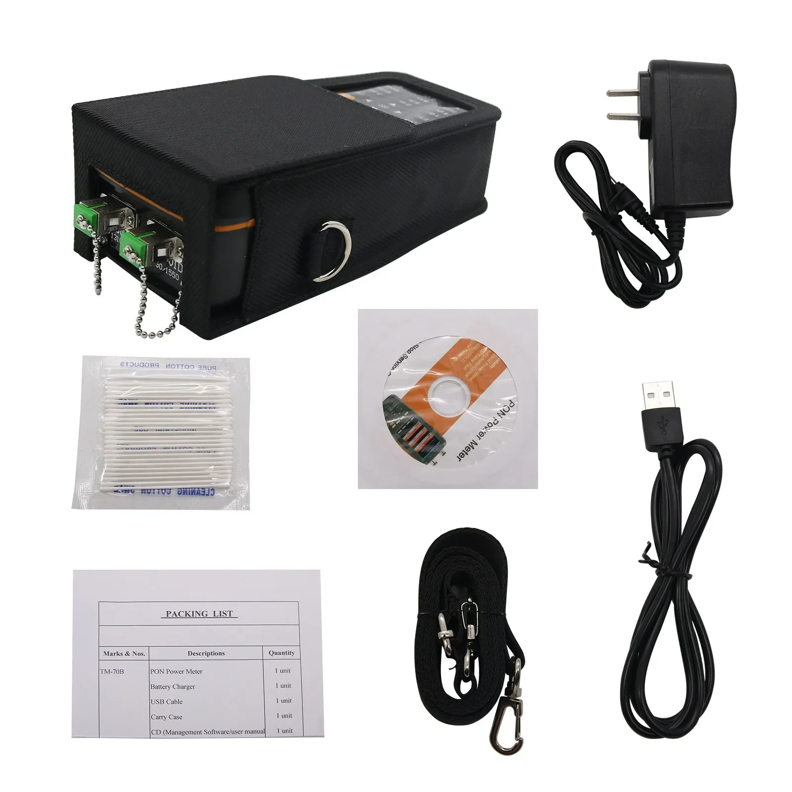 

Измеритель оптической мощности TM70B PON для оптоволокна, длины волн 1310/1490/1550 нм, оборудование для оптоволокна