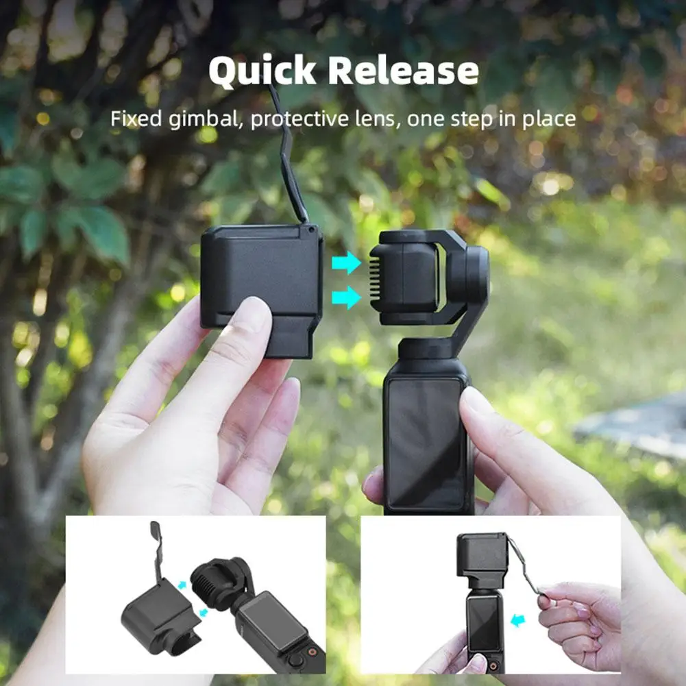 Lens Cap and Screen Protector for DJI Osmo Pocket 3 Protective Accessories for Camera, Gimbal, and Screen