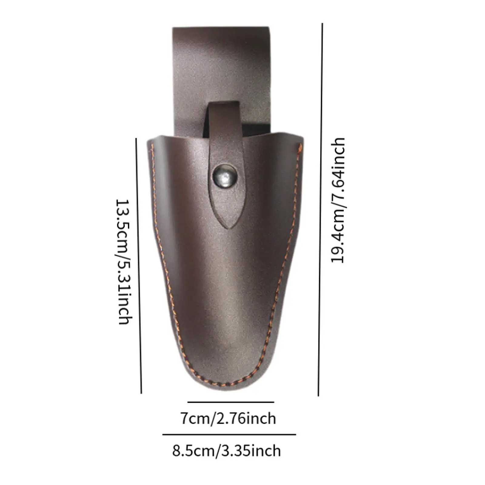PU Leather Pruning Shears Pouch Scissors Cover Protective Sleeve Tool Holster for Workshop Garden Tasks
