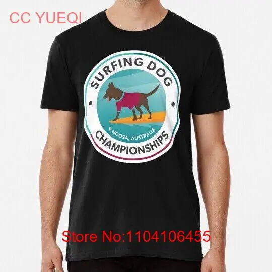 Surfing Dog Championships Simple Circle Logo Noosa No Year S-5XL USA T-Shirt