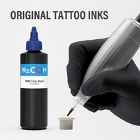 240ML Original 8 OZ Tattoo Ink TBK WD1 BLK 3 Colors Triple Black Tattoo Ink For Body Painting Art Natural Plant Pigment