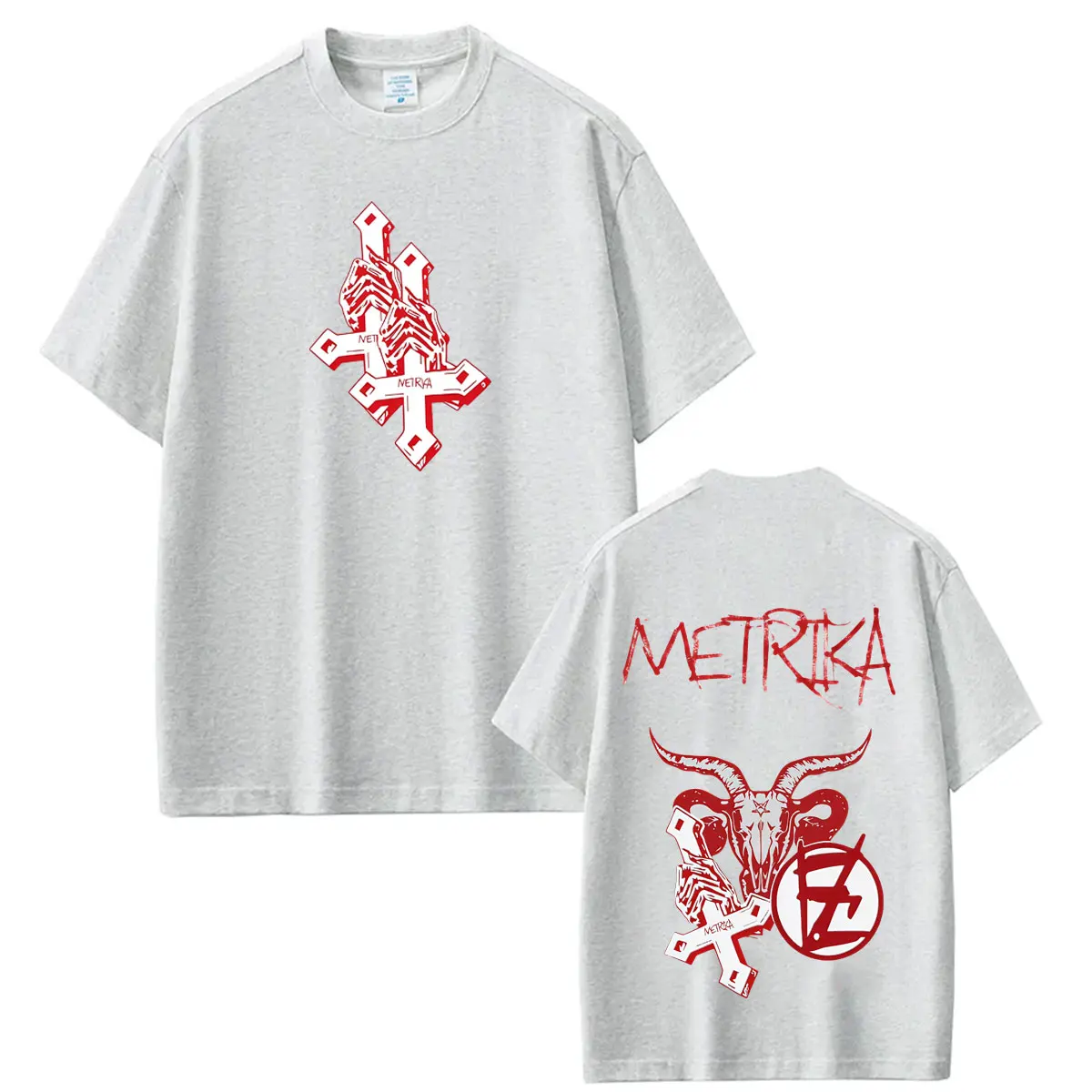 Singer Metrika Tour 2026 Print T-Shirt Herren Damen Mode T-Shirt Kurzarm Lose Baumwolle Lässige Hip-Hop-T-Shirts Fan-Geschenke – Detail 6