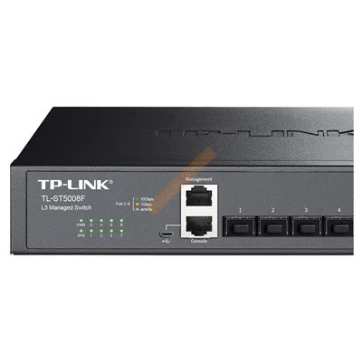TP-LINK TL-ST5008F 10 Gigabit Ethernet switch all 8*10000mbps 3-layer network management 10gbps SFP Support VLan