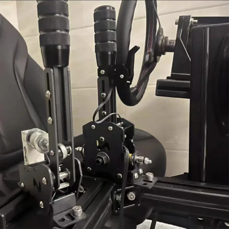 ألعاب سباق USB للكمبيوتر الشخصي متتابعة شيفتر H ترس ضغط فرملة اليد SIM لـ Thrustmaster/Logitech/SIMAGIC/FANATEC/MOZA