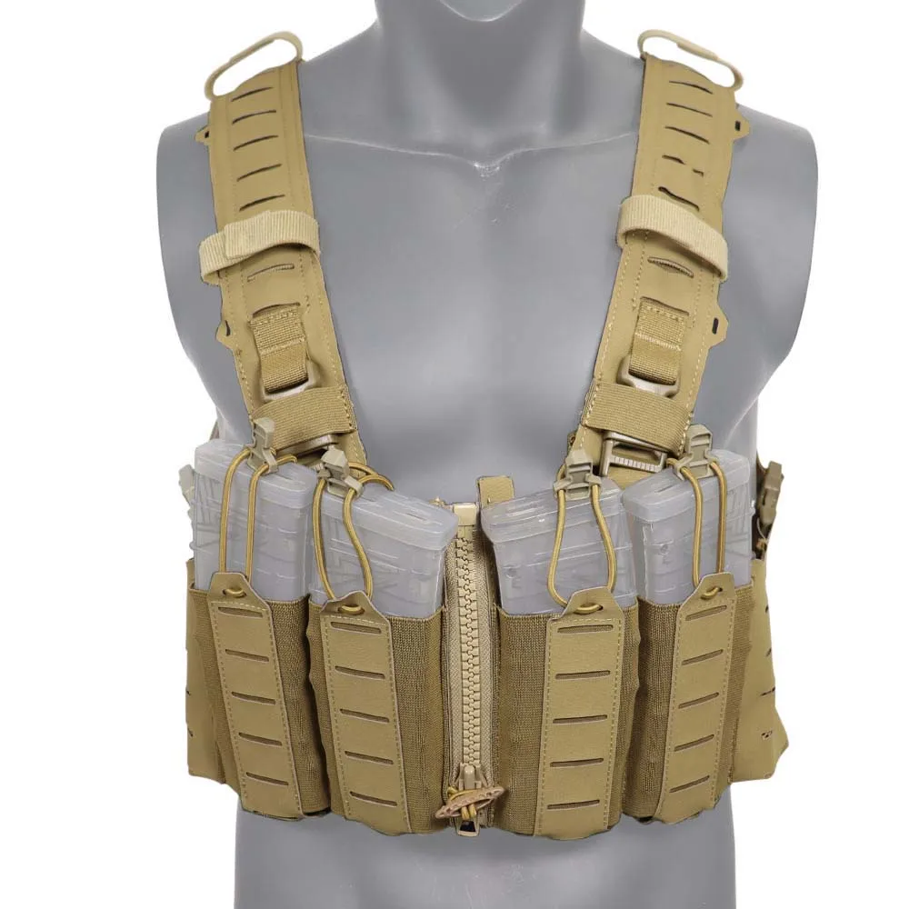 شماعة الصدر التكتيكية خفيفة الوزن SF وصلة سحاب تثبيت مجموعات مختلفة مع حزام h مع حقيبة مجلة مولي 556 #2