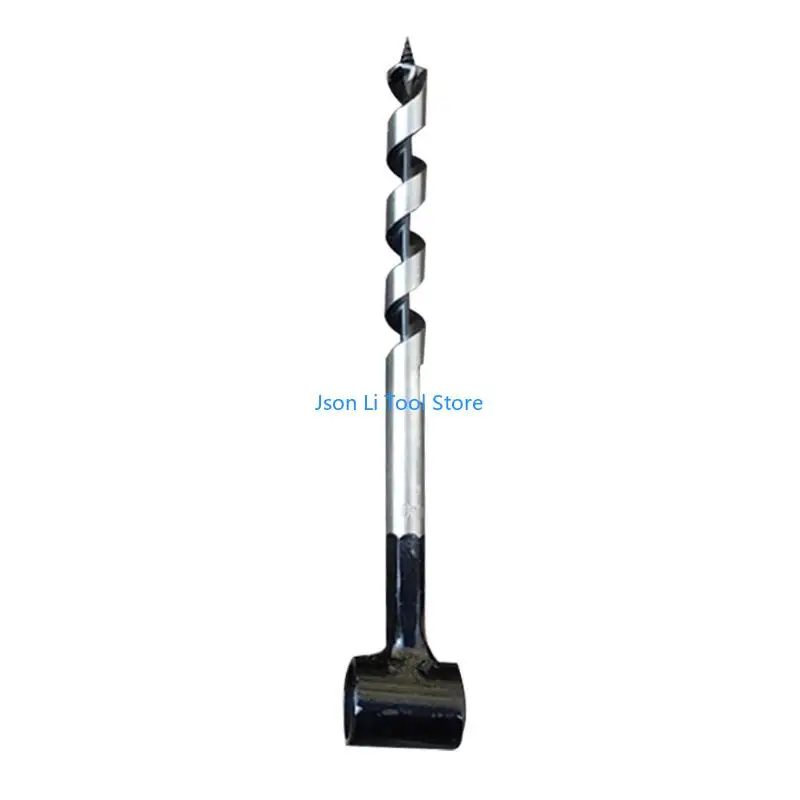 

Y08D High Carbon Steel l Auger Bit Set Woodworking Hand Drill 0.39/0.78/0.98/1.18In