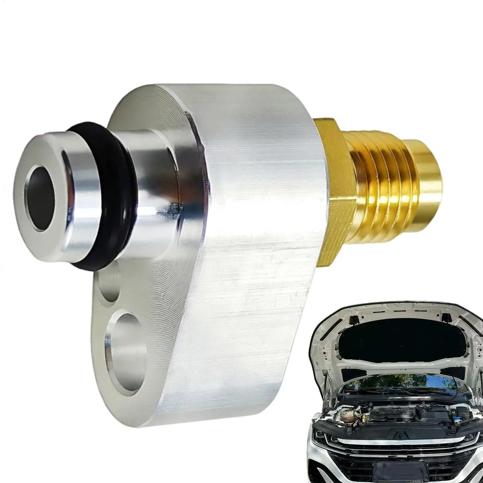 R134a Car AC Condenser Plug Heavy-Duty Precise R134a Fitting Car AC Leak Detection Refrigeration Plug For Checkup Roadside