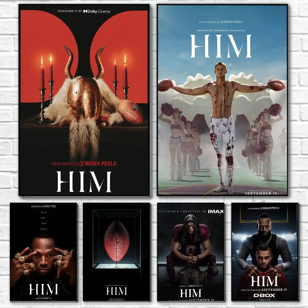 ملصق فيلم الرعب H-Him-MT من المسلسلات التلفزيونية الساخنة هدية مع مطبوعات لتزيين غرفة النوم وغرفة المعيشة والعرض