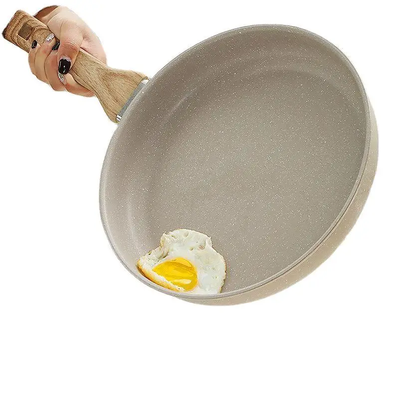 Household Flat Pan Steak Frying Pan Multifunctional Pancake Frying Pan Wheat Rice Stone Non Stick Pan