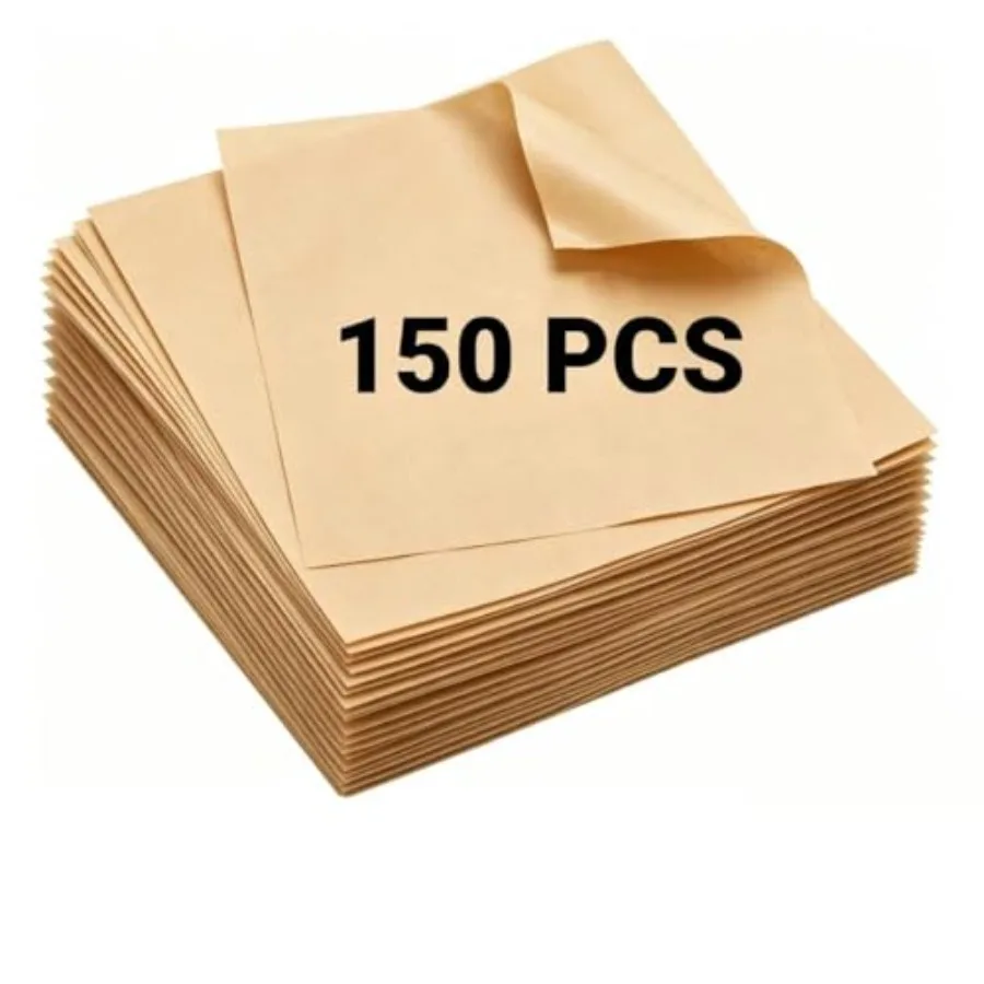 150pcs Parchment Paper for Ninja French Door Premier Air fry Oven FO101, Unbleached Disposable Air Fryer Paper Liners for Emeri