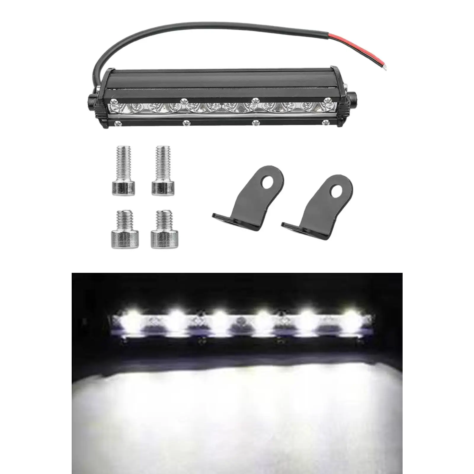 

Светодиодная панель, 18 Вт, водонепроницаемая, тонкая, универсальная противотуманная фара с защитой от 2 фонарей для трактора, внедорожника, пикапа 4WD