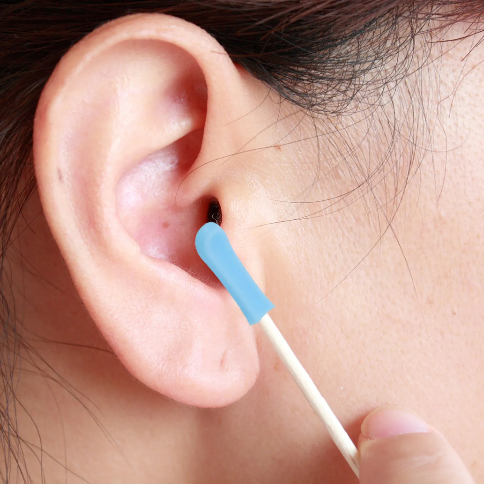 

80Pcs Soft Silicone Ear Spoon Tips Replacement Visual Ear Cleaner Sleeves Reusable Wax Removal Accessories Home Use