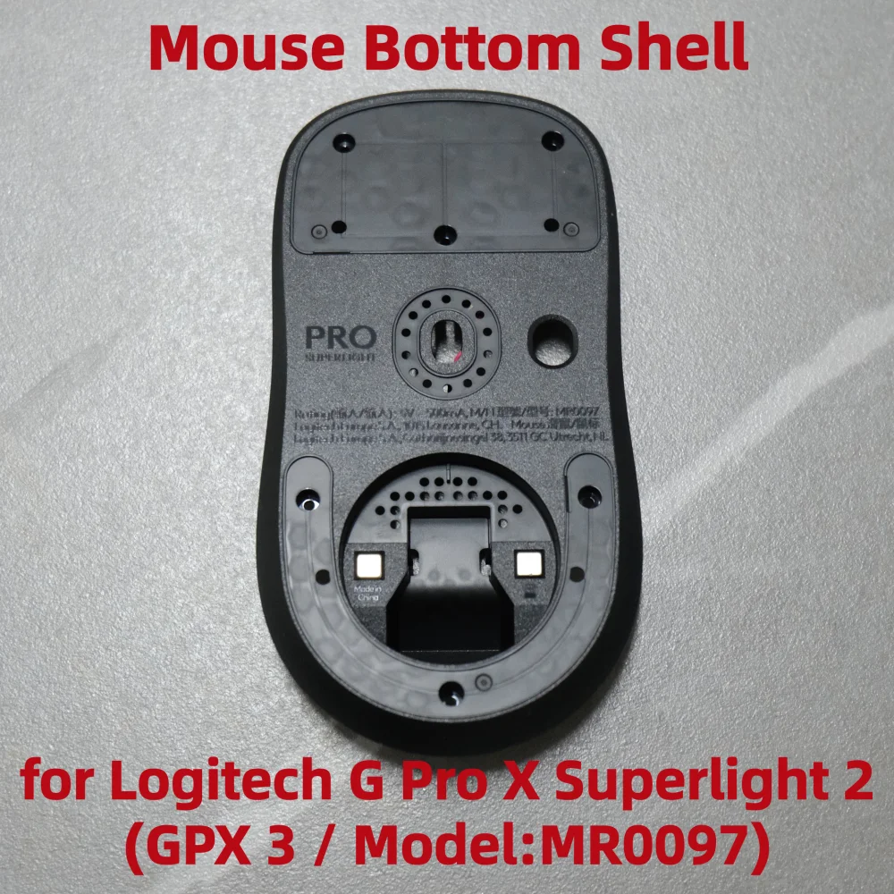 Mouse Bottom Shell for Logitech G Pro X Superlight 2/GPX 3/MR0097 Gaming Mouse Repair Parts Brand New Replacement Parts