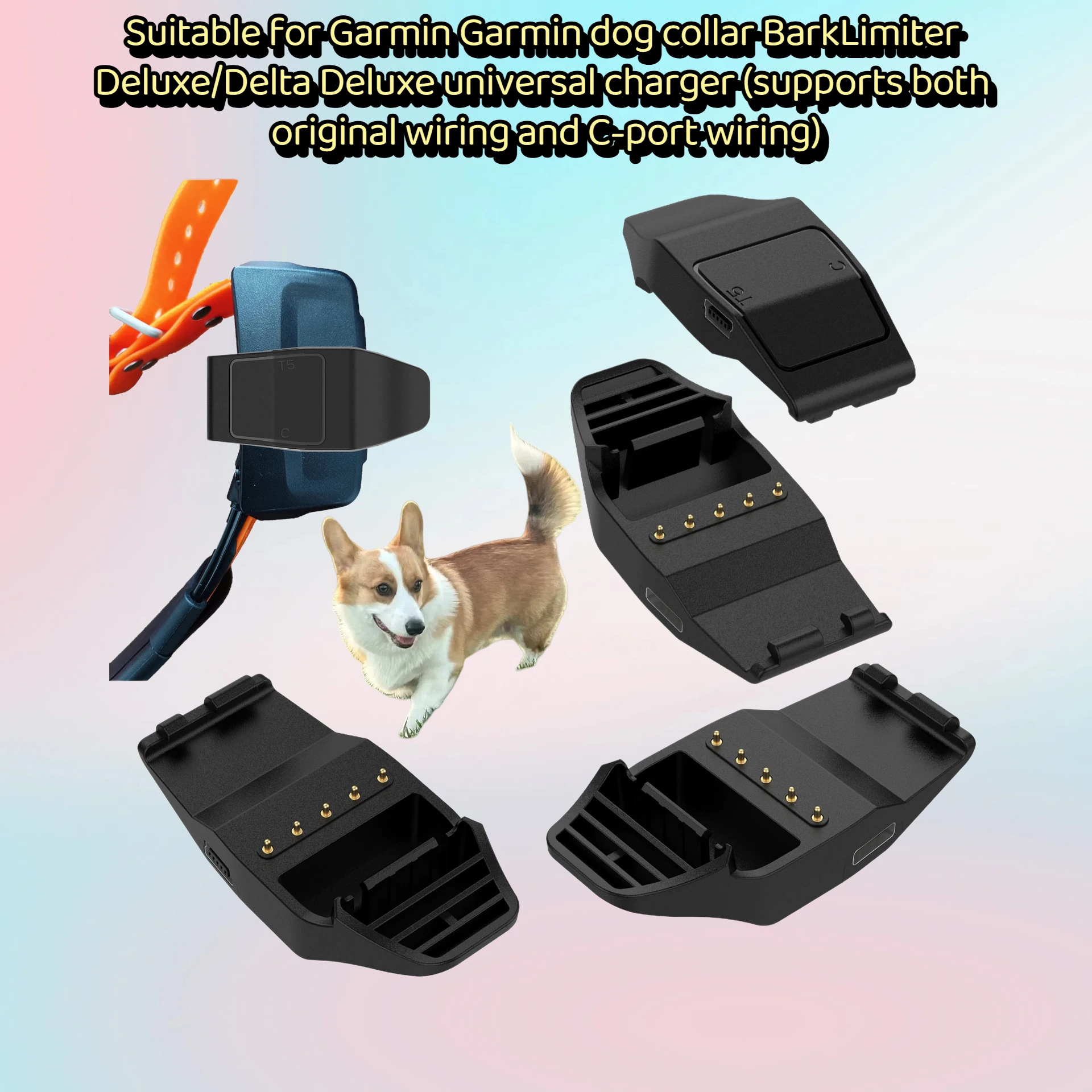 إجمالي 5 فولت كلب طوق شاحن كابل شحن محول نوع C المدخلات للغارمين TT25 PT10 TT15mini T5 TT15 TT10 T15 GTT15x #4