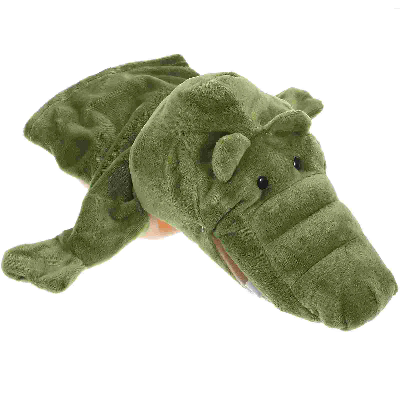 Turtle Hand Puppet Early Education Toy Child Baby Stuff Animals Crocodile Plush DIY Decorative