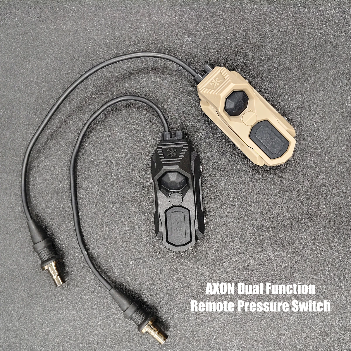Surefire M300/M600 Taschenlampe mit AXON Dual-Funktion-Fernbedienungs-Druckschalter für 20mm Schiene UNITY Axon Schalter SF Stecker MK KEYMOD – Detail 2