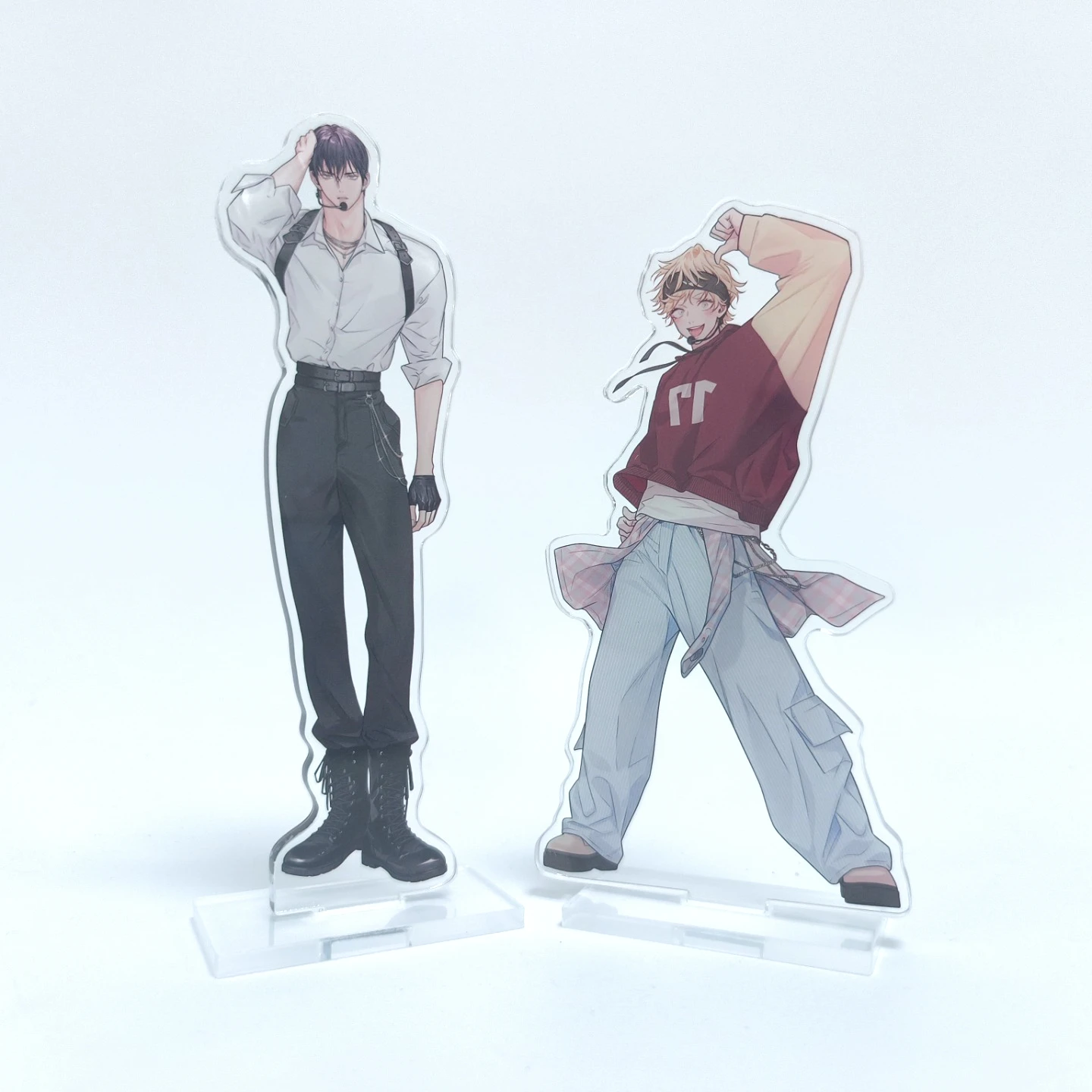 Spaklz Love Is An Illusion Acrylic Stand BL Yaoi Manhwa Key Chain Anime Collectible Gift