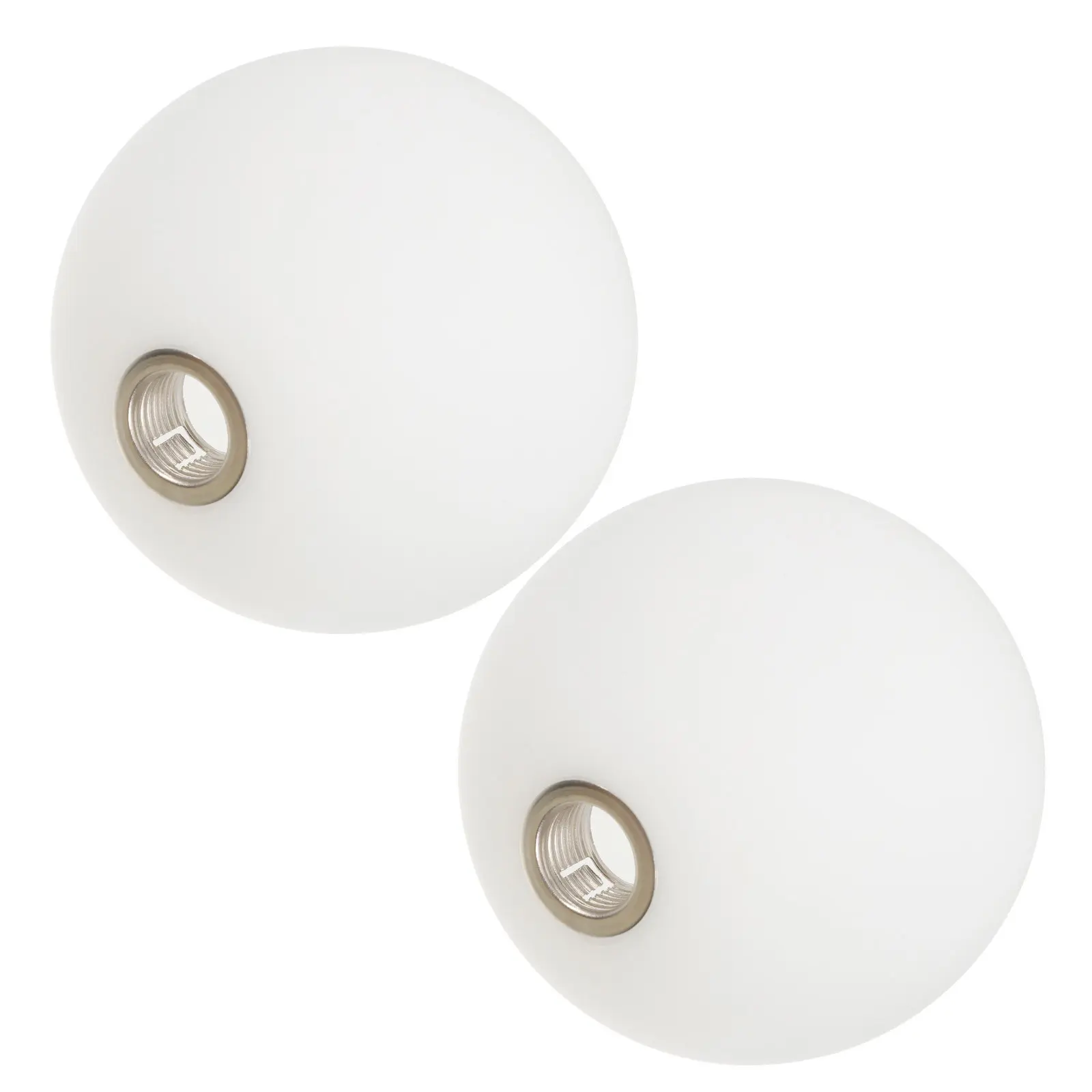2Pcs Replacement Glass Lamp Shade Globe Style for Pendant Lights Modern Minimalist Light Cover Bright Warm Illumination