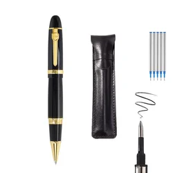 luxury High quality JINHAO metal 159 black Rollerball Pen metal elegante signature switzerland ink pens new