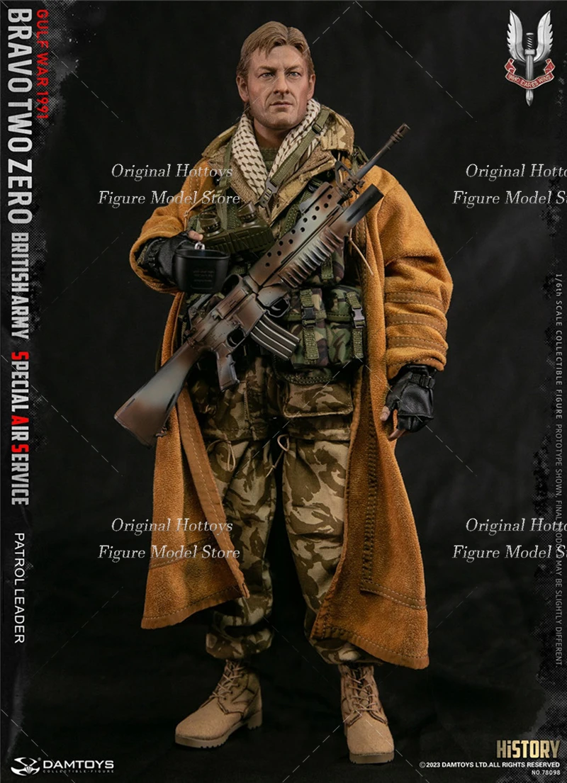 DAMTOYS 78098 1/6 Scale Men Soldier B20 British Army Special Air Service Patrol Leader Full Set 12-inches Action Figure Doll