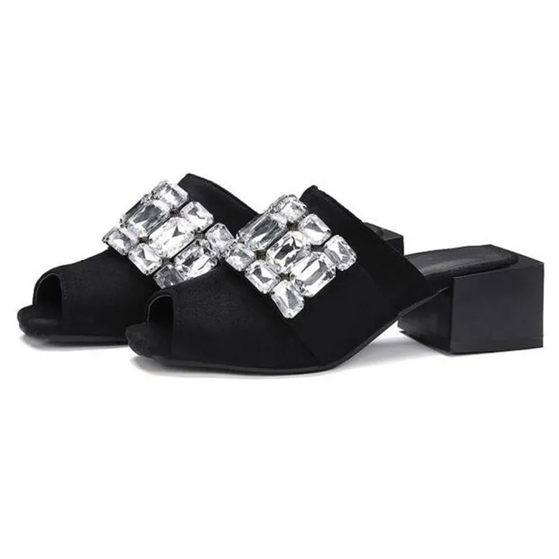 Europe and the new summer all-match comfortable with fashion slippers with short mouth women sandals plus size 32-48