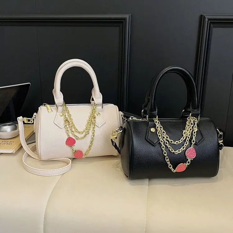 Retro Minimalist Diaper Bag For Women Luxury Crossbody Handbag Designer Elegant Tote Bag Vintage Large Capacity Leather