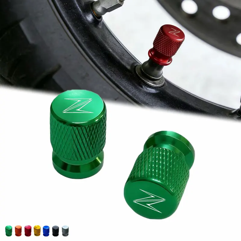 

Moto Accessories Tire Valve Stem Cover Cap For KAWASAKI New Z400 Z900 Z1000 Z800 Z750 Z300 Z650 Z1000SX Z250 Z300 Z400