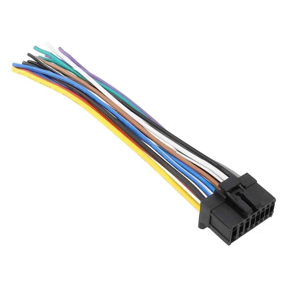 For Pioneer  Radio Wire Harness Radio Stereo Wiring 16-Pin CD Player Radio Power Horn Cable Plug Tail Cable DEH12 DEH23 DEH2300