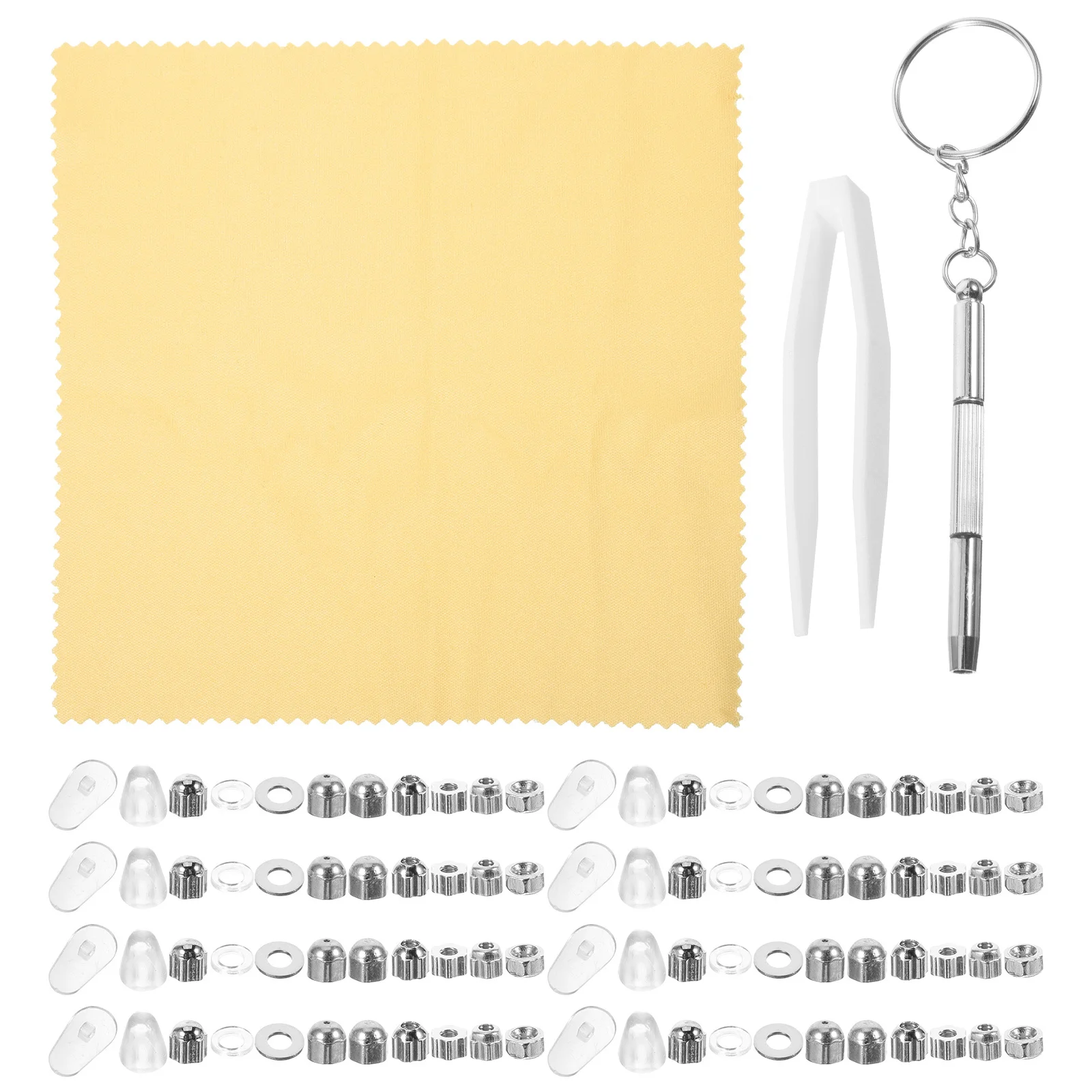 

1Set Professional Eyeglass Repair Kit Nuts Screws Assorted Set for Glasses Sunglasses Watches Phones Glasses Repair Kit