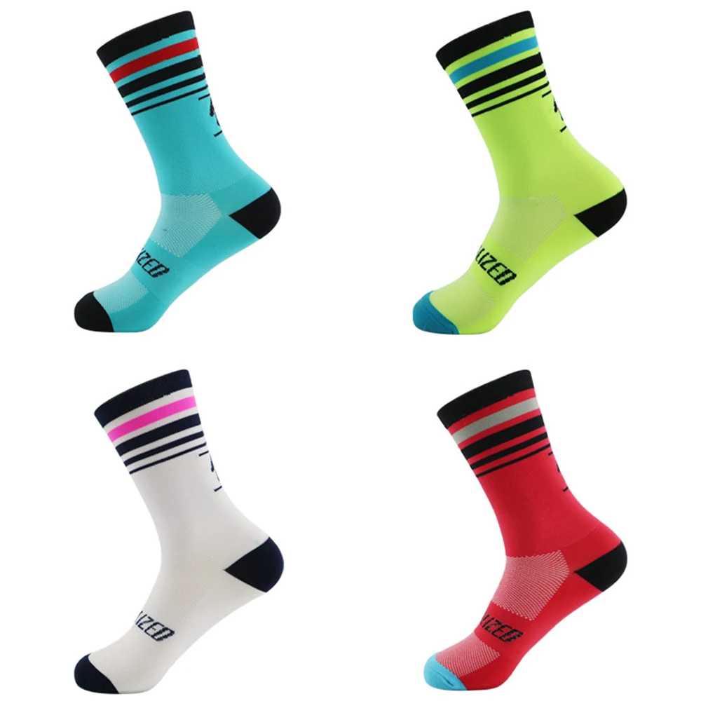 Outdoor sports running socks compression stretch socks Sports football football sock grip non-slip socks