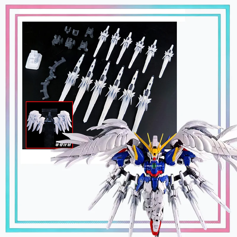 

MGSD Snow White Wing Zero Prelude Dwarf Cannon Conversion Kit with Feather Accessories Set Assembly Model Kit