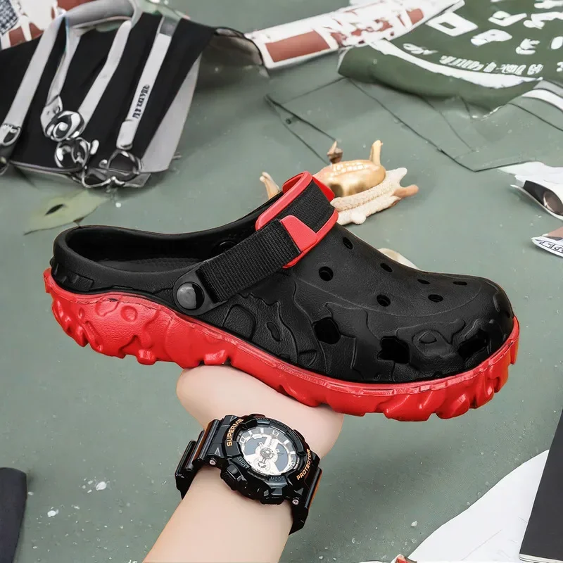 Vulcanize Men Summer Shoes Fashion Trainers Casual Sneaker Luxury Brand 2024 Men's Sandals Models Fur Platform Slippers Tennis