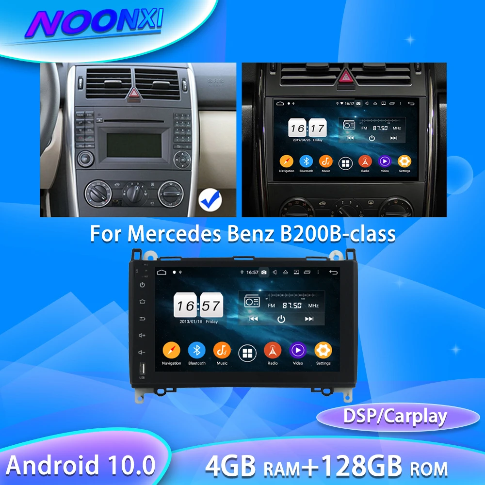 

Автомагнитола для Mercedes Benz B200B-Class W245 B170 W169, видеоплееры с экраном, Bluetooth, стереоприемник, автомобильный мультимедиа