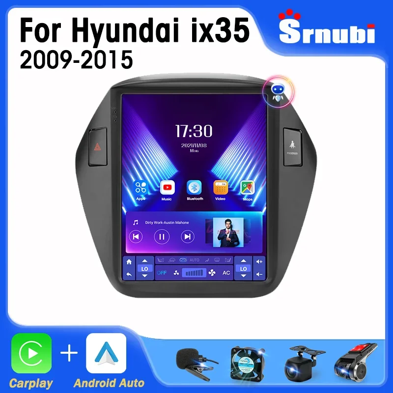 

Автомобильный радиоприемник Android 11 для Hyundai IX35 Tucson 2009 2010 2011 2015, мультимедийная навигация, видео, 2Din, стерео Carplay, авто головное устройство