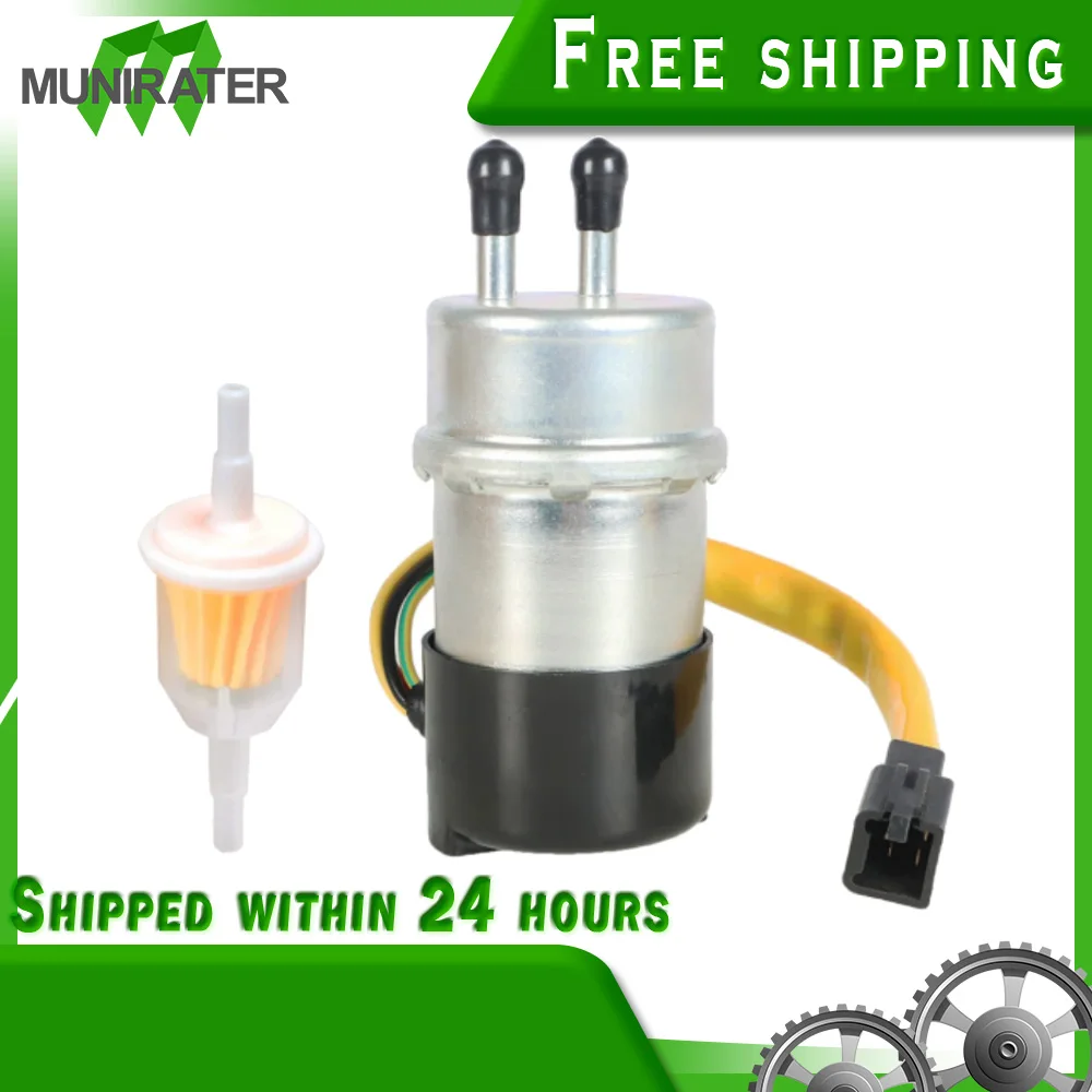 

6mm Fuel Pump with Filter Replacement for Kawasaki 1986-2003 Voyager XII 1987-1995 Vulcan 88 1996-2004 Vulcan 1500