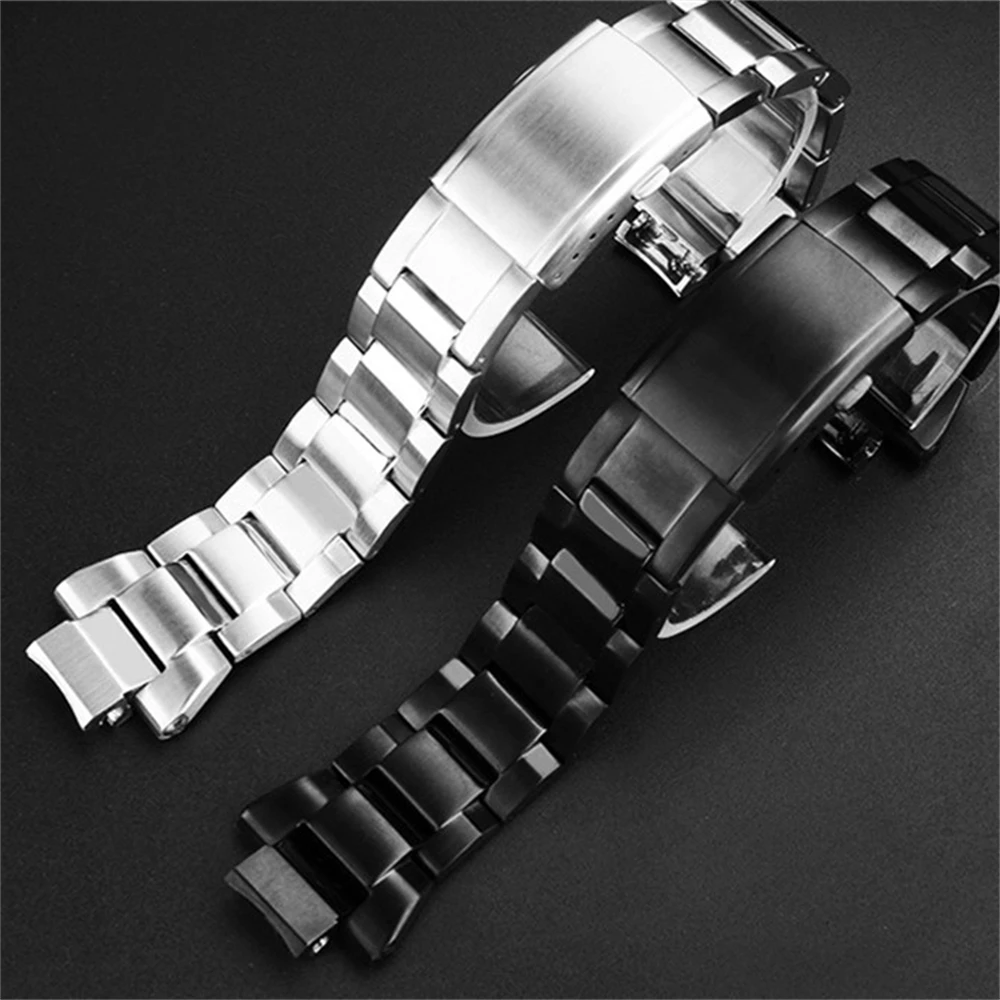 Stainless Steel Metal Strap For MTG-B3000 Watch Band chain strap refit accessories