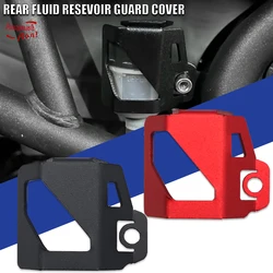 Rear Brake Pump Fluid Tank Oil Cup Reservoir Guard Cover Protector For Kawasaki Z1000 Z750 Z900 Z400 Z800 Z650 Ninja 400 300 650