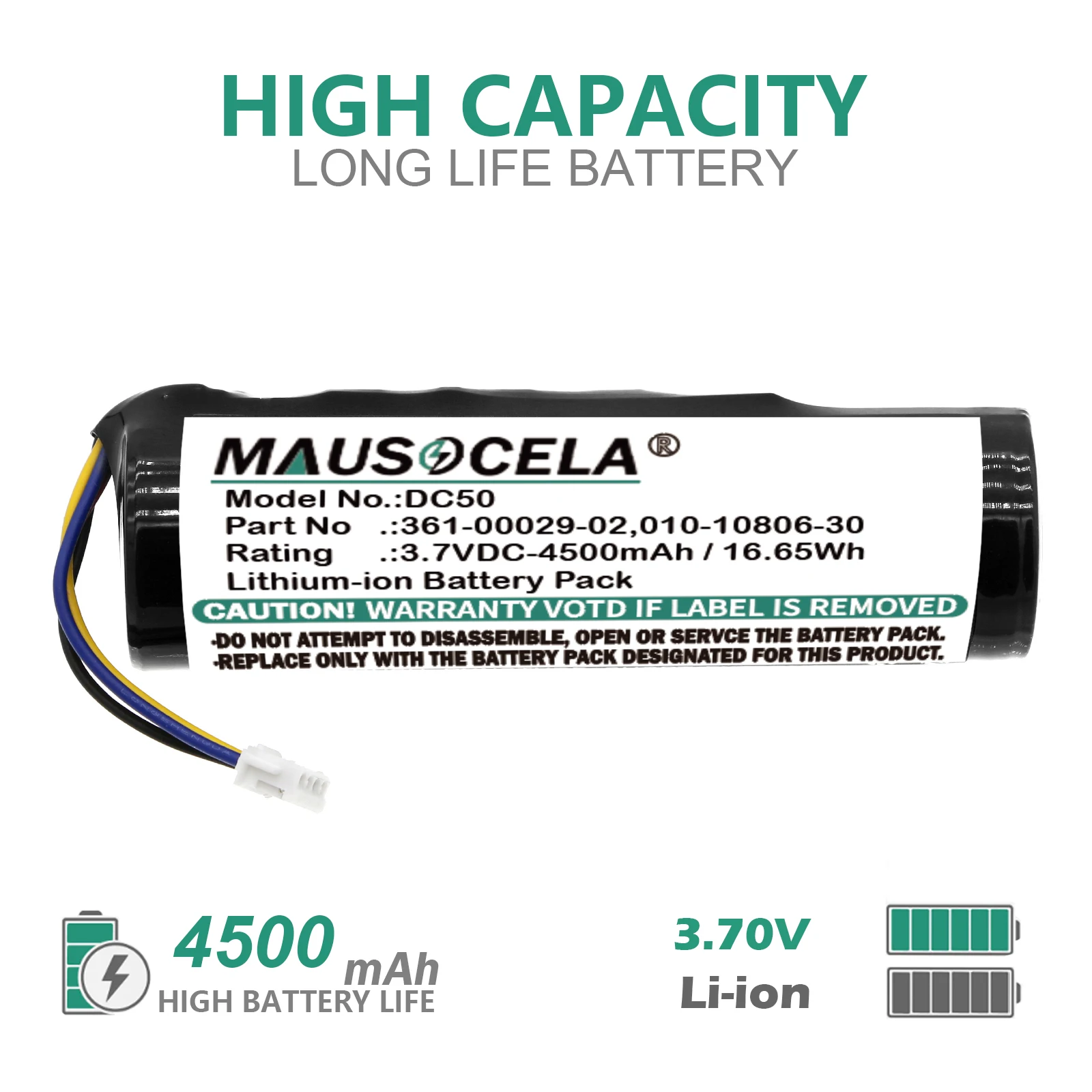 

Dog Collar 4500mAh Battery For Garmin:010-10806-30,010-11828-03,361-00029-02,Alpha GPS Pig Hunting Dog Tracking System TT15 T5
