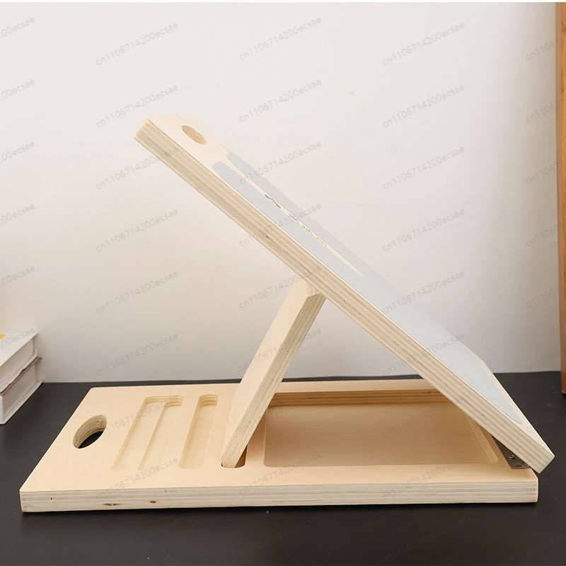 Wooden stretch bar oblique pedal fitness adjustable Achilles tendon calf stretching exercise foldable stretch bar