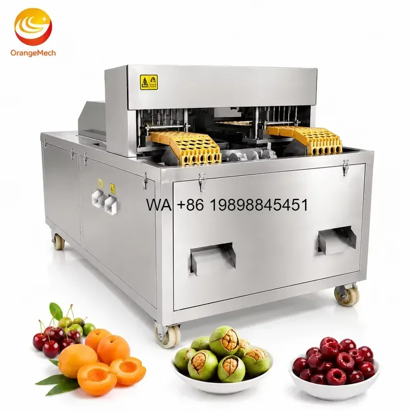 Wmwmnu Automatic Olive Pitter Peach Apricot Stone Removing Fruit Core Remover for Fruit Production Line
