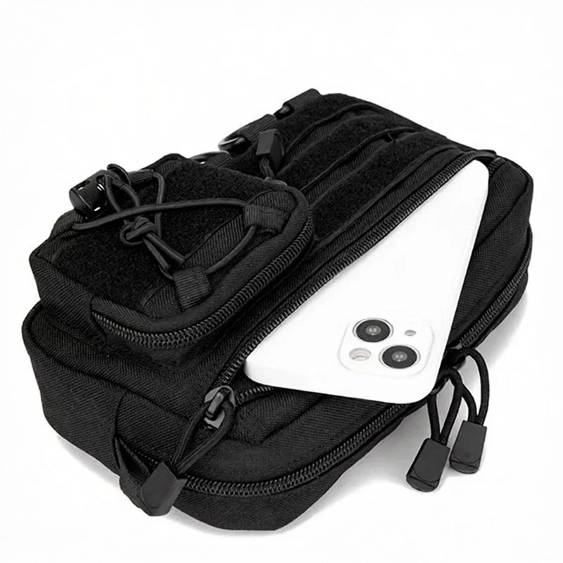 Pouch Molle Organizer Bag Utility EDC Tool Pouch Horizontal Modular Pouch Ooudoor Waist Pack EMT Hunting Pack