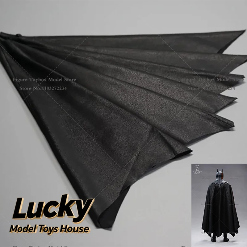 

【Only Cloak】Плащ-накидка Kelly Studio 1/6, версия 92/94, черный плиссированный плащ-накидка в стиле Китона, аксессуар для 12-дюймовой мужской фигурки (боевая фигурка)