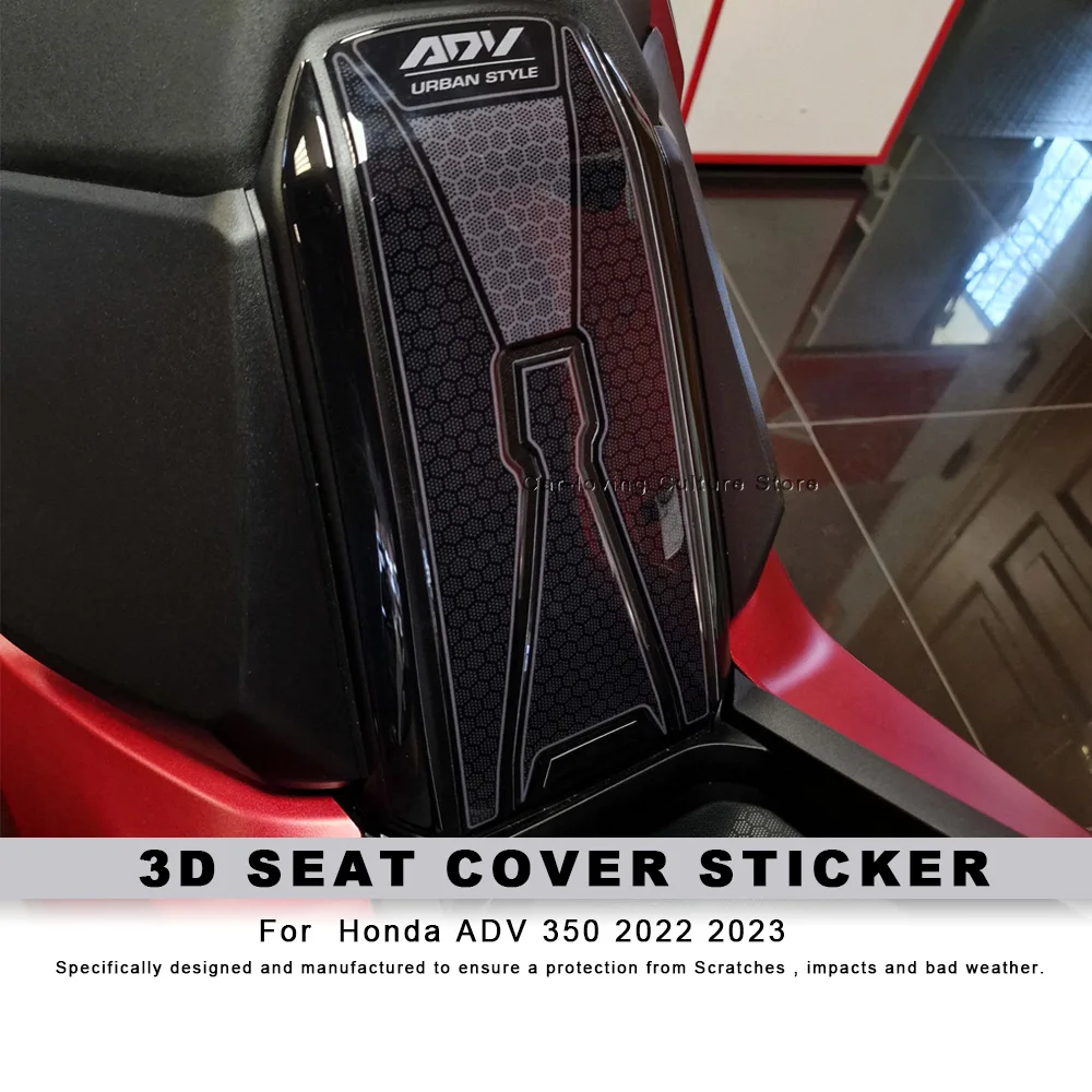 For Adv 350 2022 2023 Waterproof Protective Sticker Motorcycle Seat Cover Sticker 3D Epoxy Resin Sticker