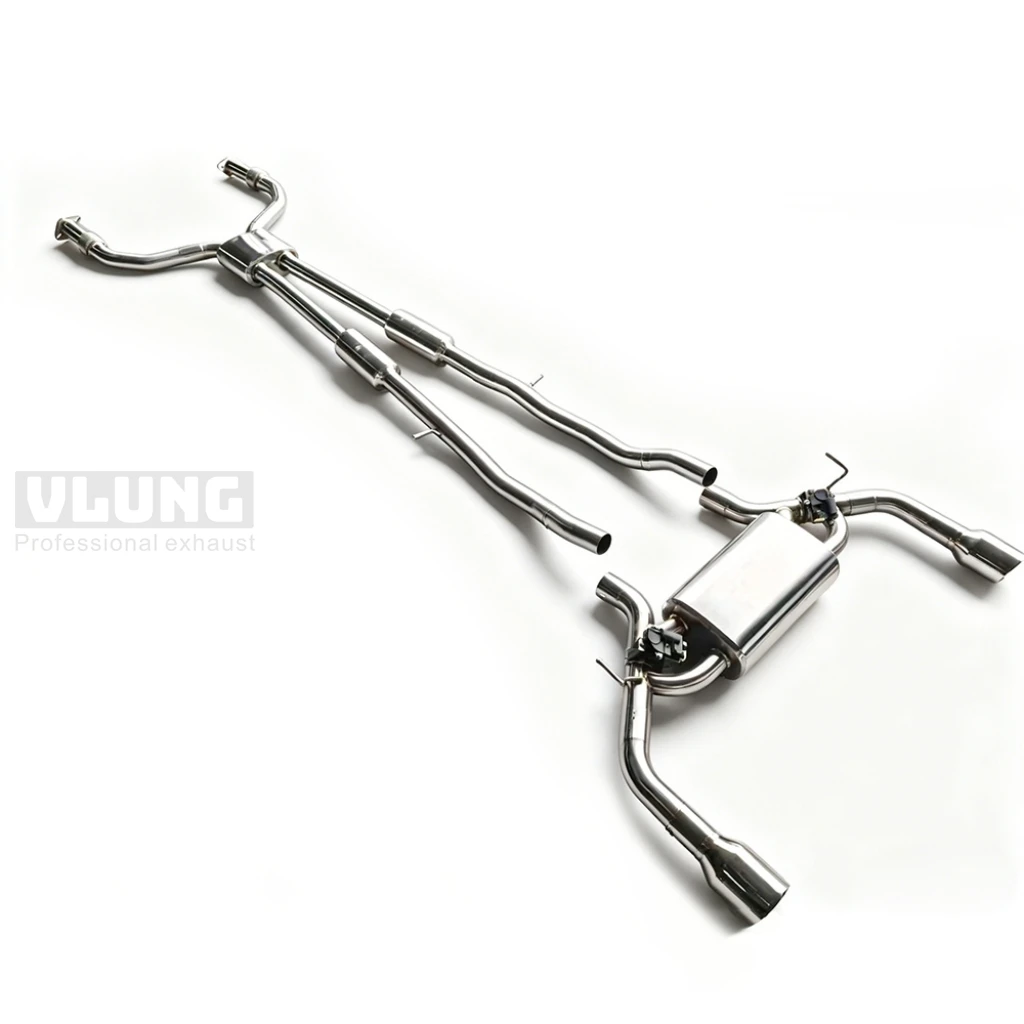High Performance Valved Catback Exhaust Stainless Steel for Infiniti Q50/Q60 3.7L/3.0T 2010-2024