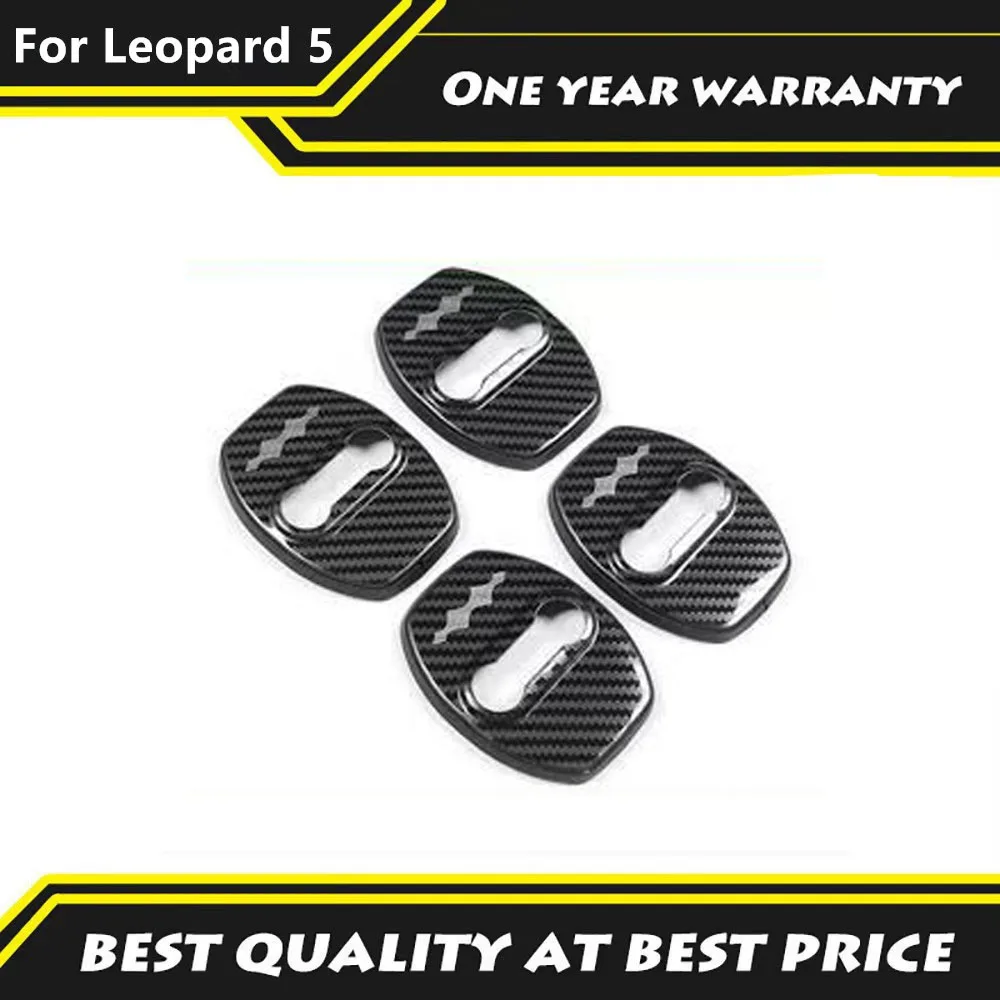 

For BYD Formula Leopard 5 2024 2025 Door Lock Protection Cover Stainless Steel Special Interior Modification Door Lock Buckle