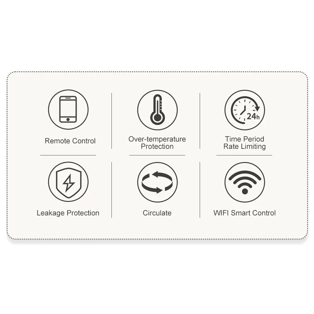 DIYGO Tuya WiFi Smart Leitungsschutzschalter 63A Energiemesser mit Spannungs-, Strom- und Leckageschutz, Timer-Relais-Schalter, Fernsteuerung – Detail 2