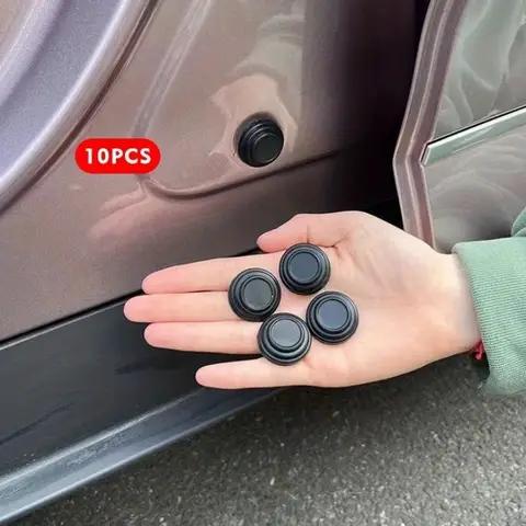 10pcs Car Door Shock Absorbing Gasket Door Closing Buffer Pad Door Side Sound Insulation Protection SelfAdhesive Device